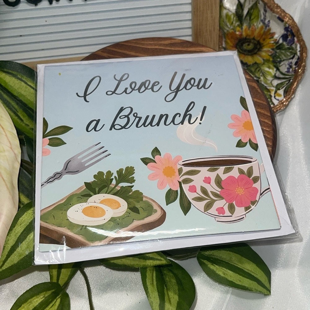 Mother's Day Pop Up Card “ I LOVE YOU A BRUNCH”